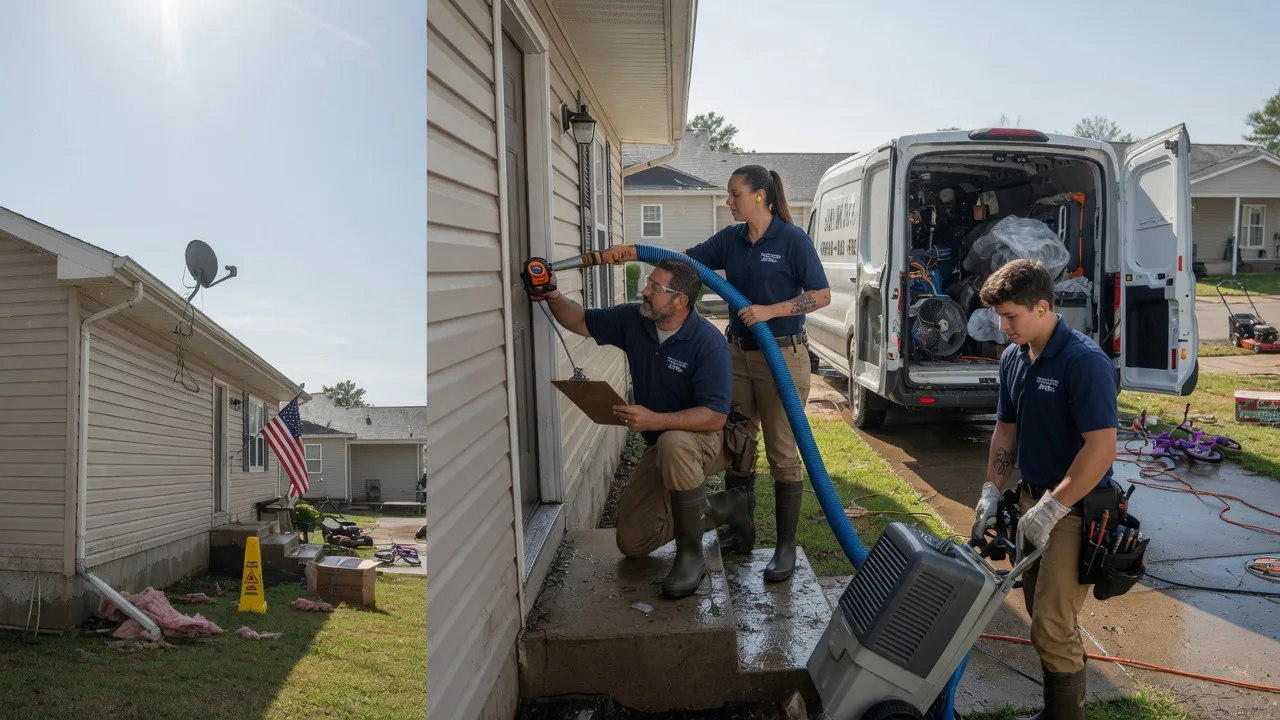 Ceiling Water Damage Restoration in Scranton, KS near me